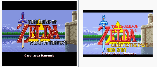 GBA the Legend of Zelda a Link to the Past Four Swords 